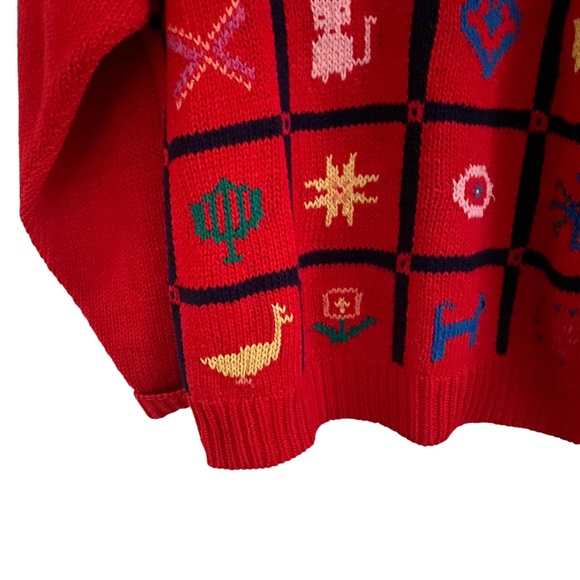 Vintage Windowpane Carroll Reed Seasons Sweater Size Small - Picture 2 of 7